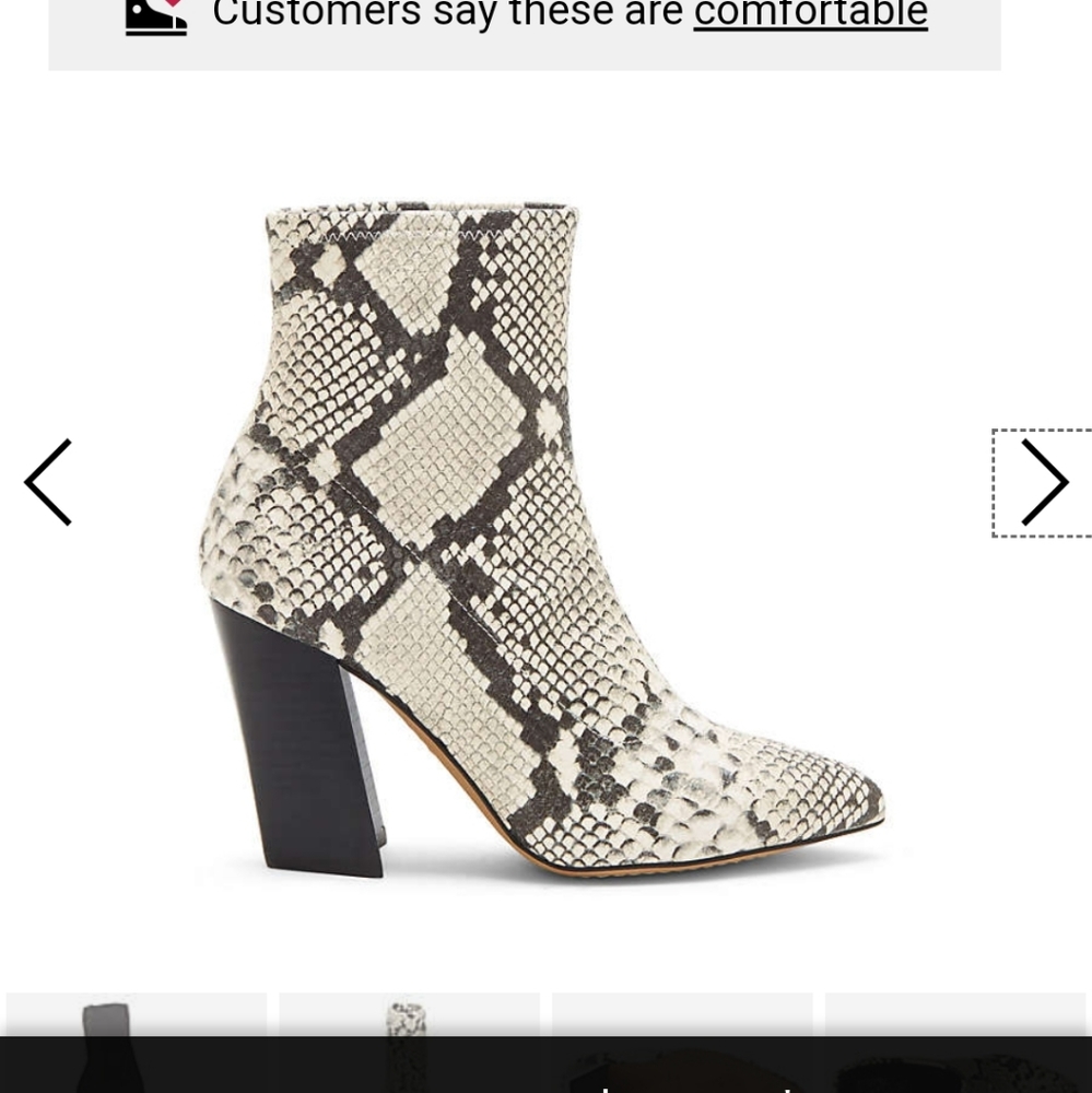 NEW VInce Camuto Snake Print booties